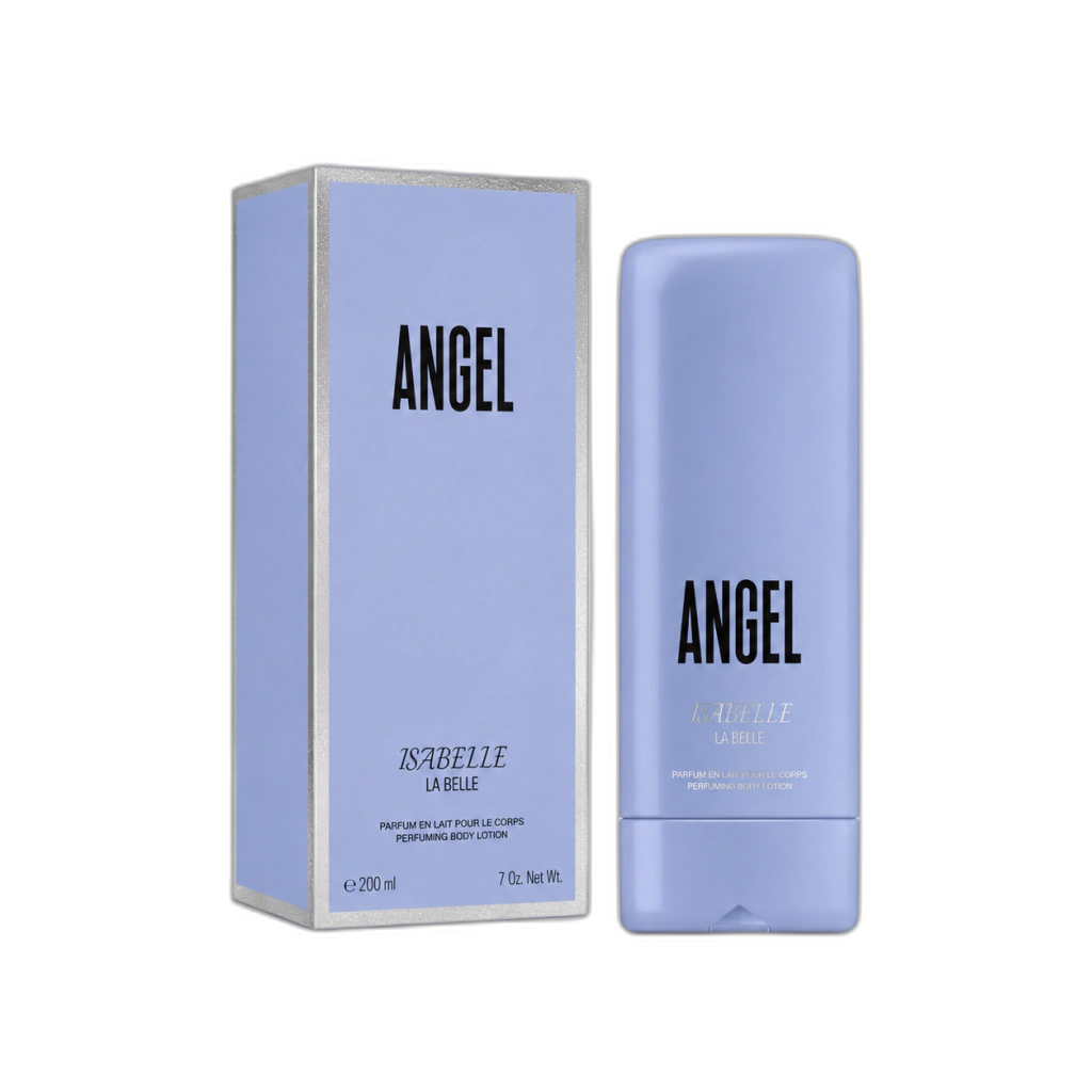Frasco do perfume Creme Hidratante Corporal Angel