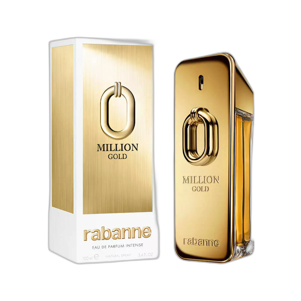Frasco do perfume Million Gold