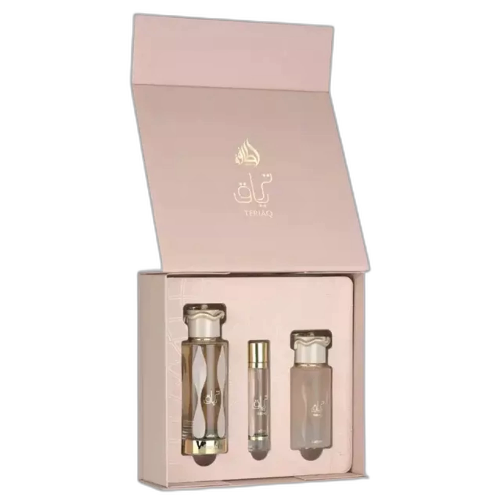 Frasco do perfume Kit Teriaq