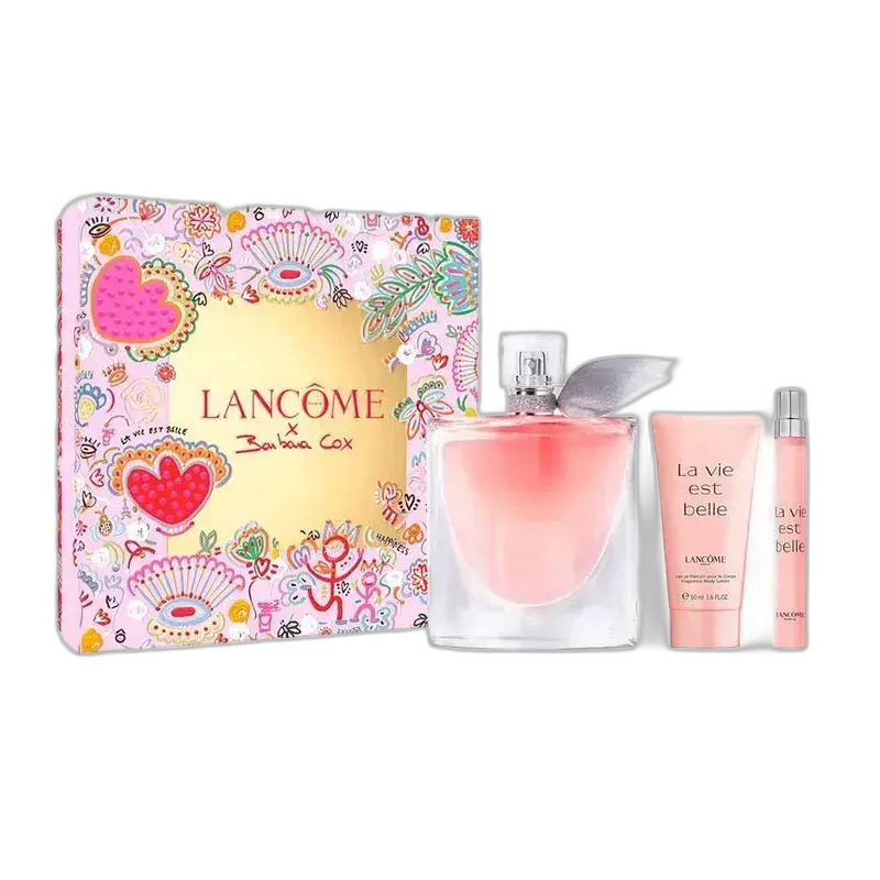 Frasco do perfume Kit La Vie Est Belle