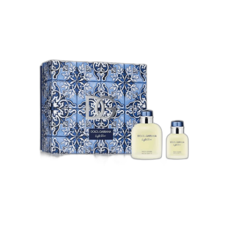 Frasco do perfume Kit Light Blue Pour Homme