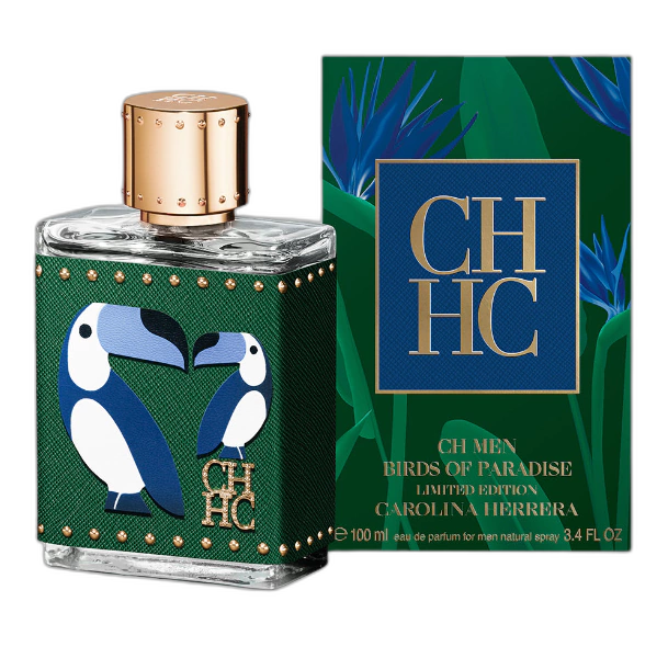 Frasco do perfume CH Men Birds Of Paradise for Him