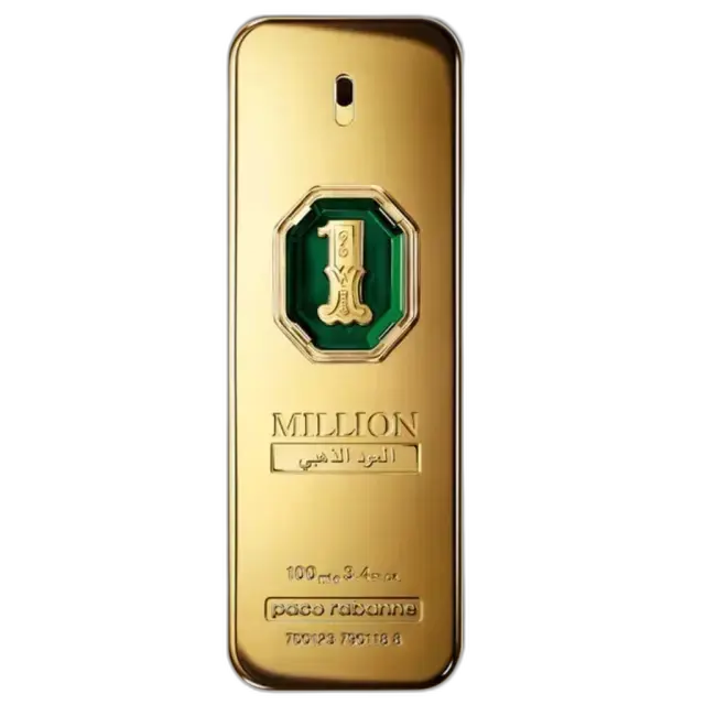 Frasco do perfume 1 Million Golden Oud