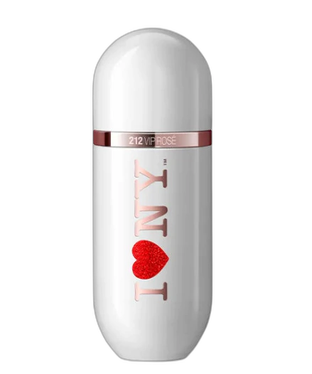 Frasco do perfume 212 VIP Rosé Love NY