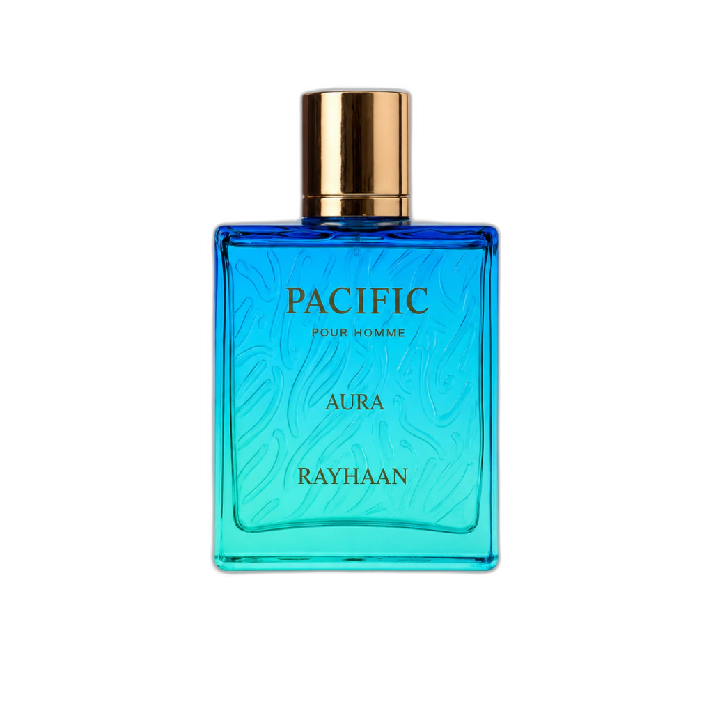 Frasco do perfume Pacific Aura