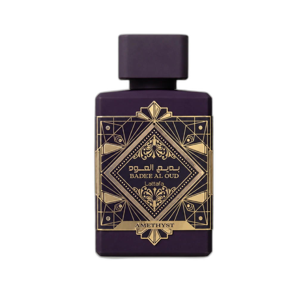 Frasco do perfume Bade'e Al Oud Amethyst